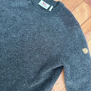 Fjallraven Men's Charcoal Crewneck Sweater